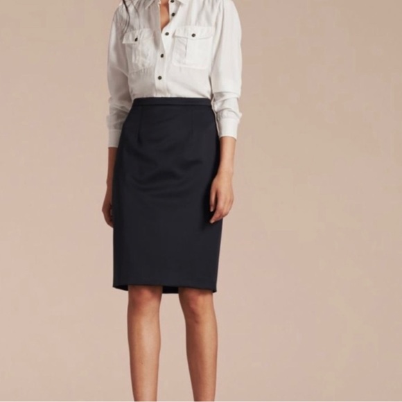 Burberry Dresses & Skirts - Burberry London England 100% MIDI Wool Skirt